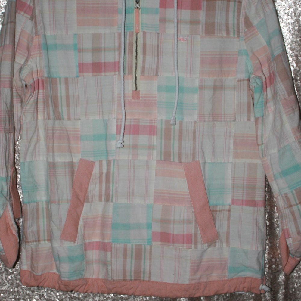 Vineyard Vines Patchwork Plaid Windbreaker - image 7
